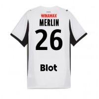 Camiseta Stade Rennais Quentin Merlin #26 Segunda Equipación Replica 2025-26 mangas cortas